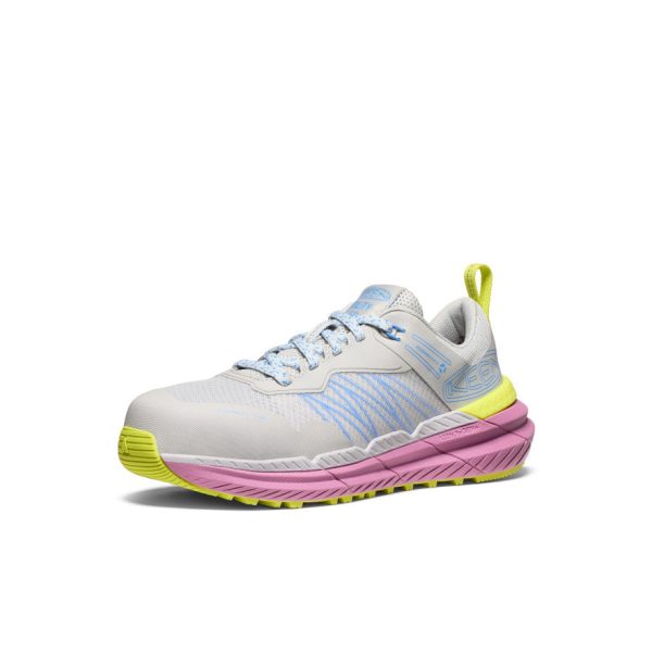 Women's Speedworks ESD Work Sneaker (Carbon Toe) | Alloy/Moonlight Mauve
