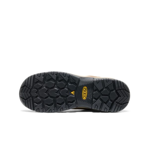 Men's Evanston Chelsea Waterproof Work Boot (Carbon Toe) | Bison/Black