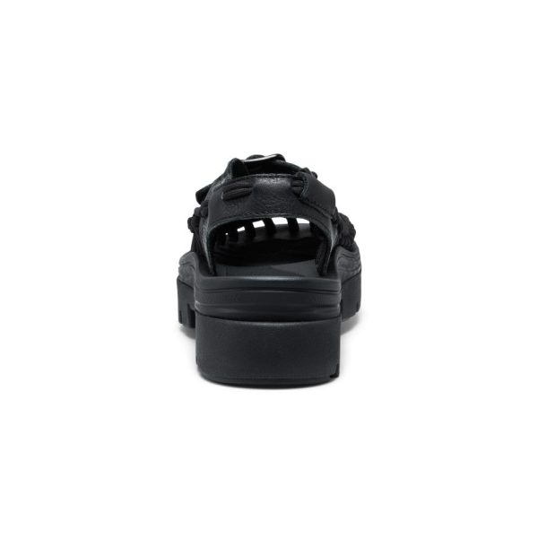 All Gender UNEEK PLT Mary Jane Sneaker | Black Smooth Lea