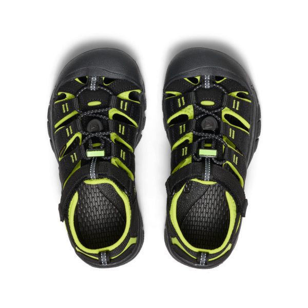 Big Kids' Newport H2 | Black/Lime Green