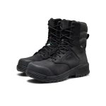 Men's CSA Evanston+ 8 Waterproof Boot (Carbon Toe)  |  Black/Black