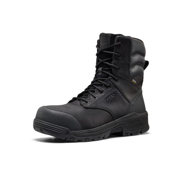 Men's CSA Evanston+ 8 Waterproof Boot (Carbon Toe)  |  Black/Black