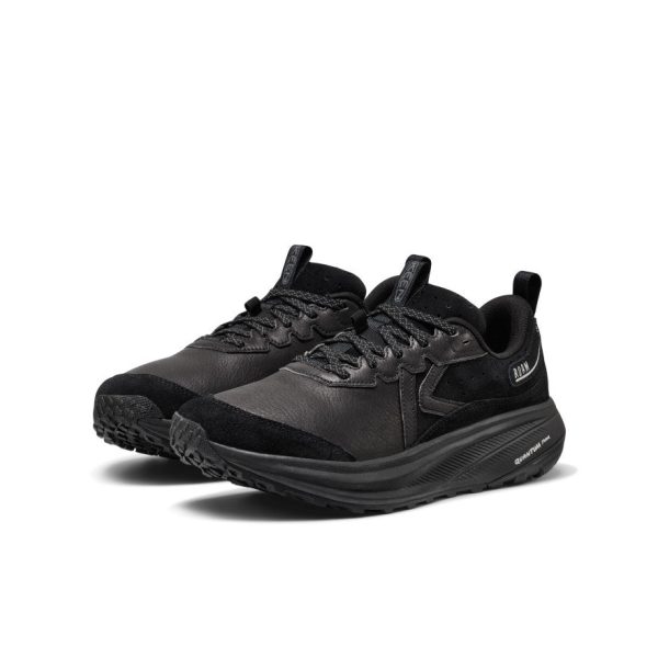 Men's Roam Leather Trail Running Shoe  |  Black/Black