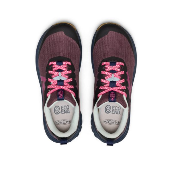 Women's Roam Waterproof Trail Running Shoe  |  Huckleberry/Ballad Blue