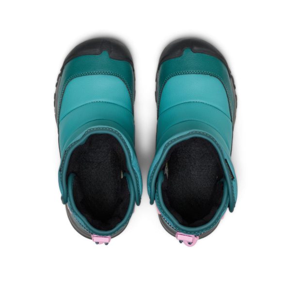 Big Kids' Puffrider Waterproof Winter Boot  |  Brittany Blue/Cashmere Rose