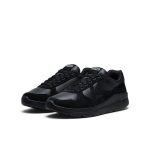 Women's KM2 Leather Jogger | Black/Black
