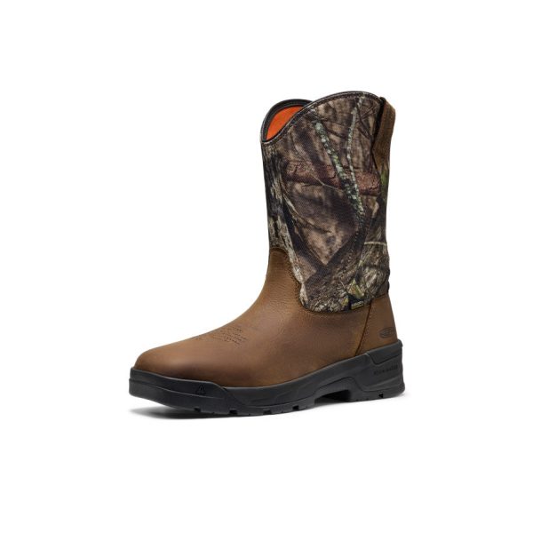 Men's Flatland Pull-On Waterproof Work Boot (Soft Toe) | MOSSY OAK® BREAK-UP COUNTRY©®