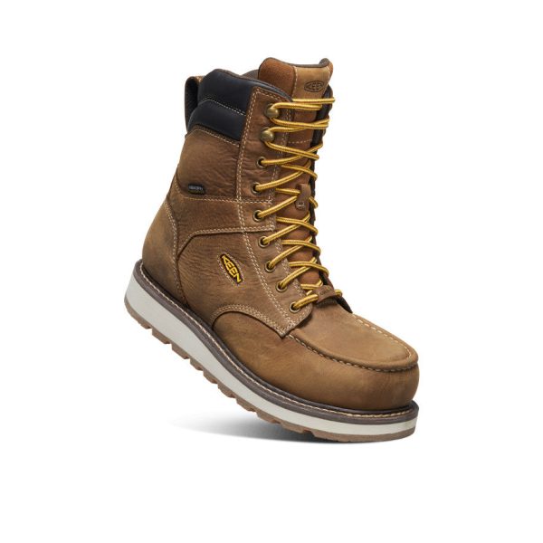 Men's Cincinnati 8 Waterproof Boot (Carbon Toe) | Belgian/Sandshell