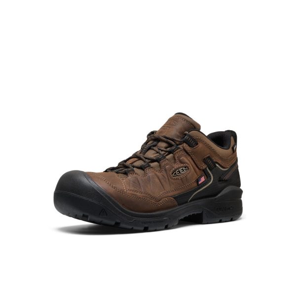 Men's Targhee IV Waterproof Work Shoe (Carbon Toe)  |  Dark Earth/Black