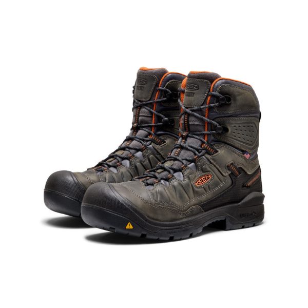 Men's Targhee IV 8 Waterproof Work Boot (Carbon Toe) | Magnet/Black