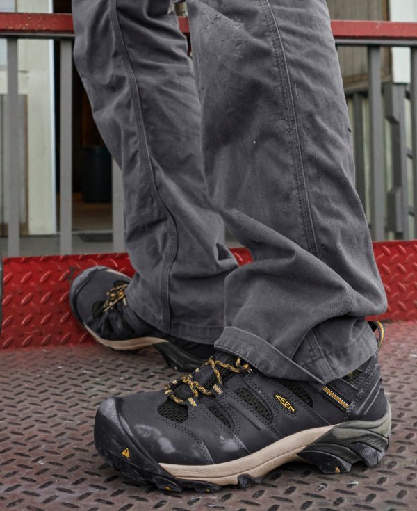 Men's Lansing Mid Waterproof (Steel Toe) | Raven/Tawny Olive
