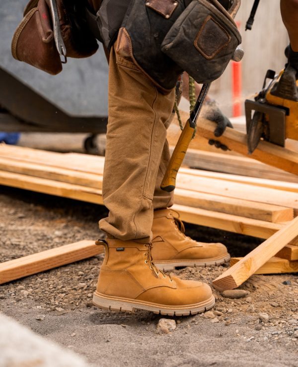 Men's San Jose 6 Waterproof 90?? Heel Boot (Aluminum Toe) | Bistre/Gum