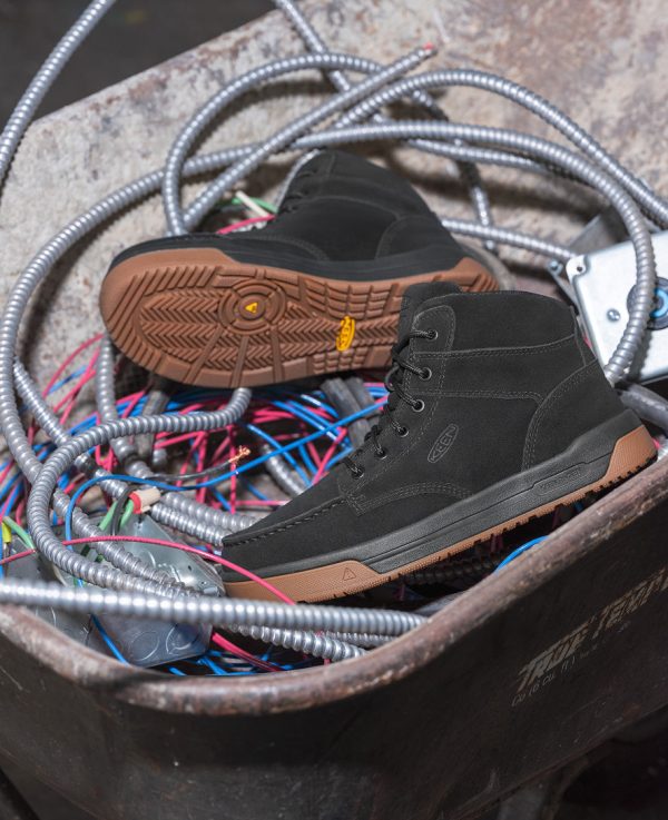 Men's Gibson Boot (Soft Toe) | Black/Gum