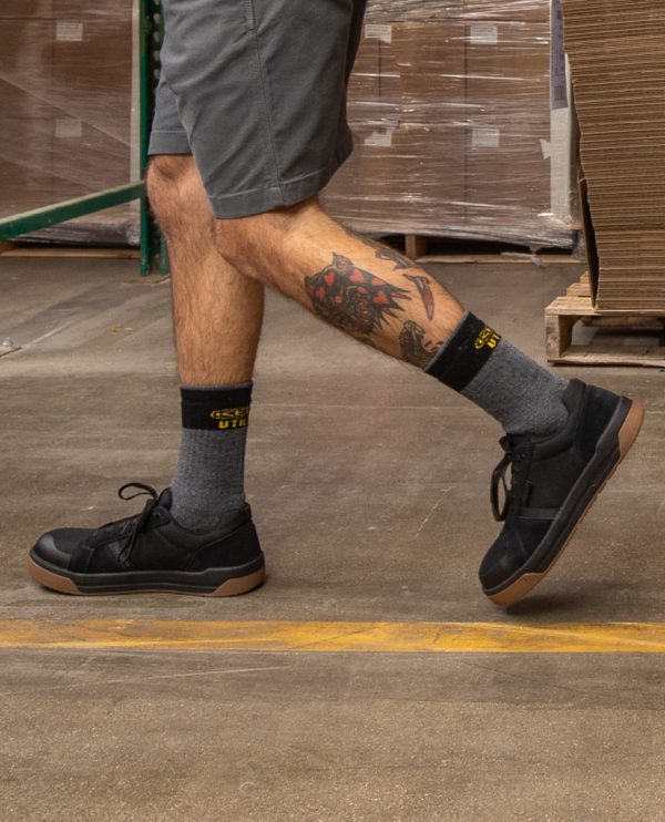 Men's Kenton Work Shoe (Carbon Toe) | Black/Gum