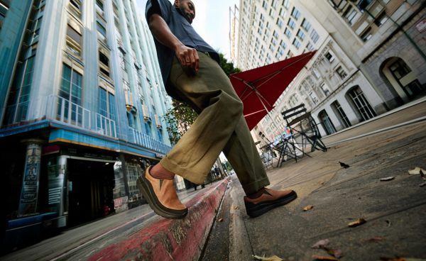 Men's KM2 Leather Slip-On  |  Bison/Black