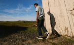 Men's KM4 Leather Sneaker  |  Black/Birch