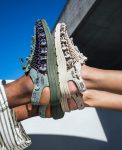 All Gender UNEEK Leather Henrik Vibskov Sneaker  |  Tangerine Cream
