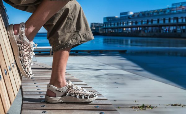 All Gender UNEEK Leather Henrik Vibskov Sneaker  |  Green Spring