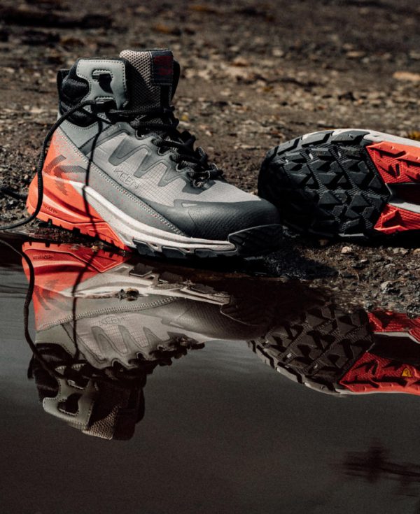 Men's Targhee Blur Waterproof Work Boot (Carbon Toe) | Steel Grey/Black