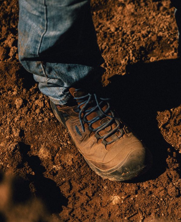 Men's Targhee IV LTR Waterproof Work Boot (Carbon Toe)  |  Bison/Black