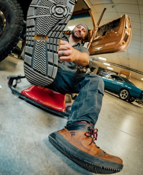 Men's Gibson Hiker Work Boot (Carbon Toe)  |  Bison/Black