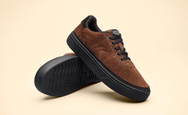 Men's KM4 Leather Sneaker | Dark Earth/Black