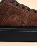 Men's KM4 Leather Sneaker | Dark Earth/Black