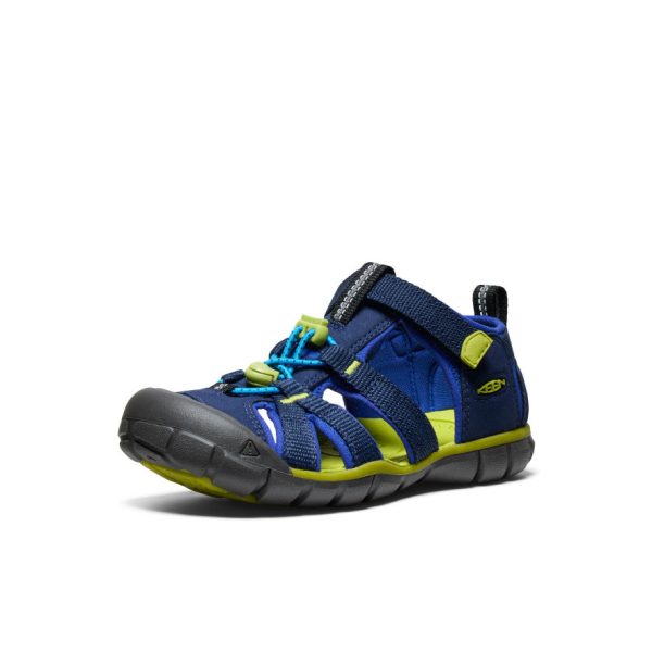 Big Kids' Seacamp II CNX | Naval Academy/Chartreuse