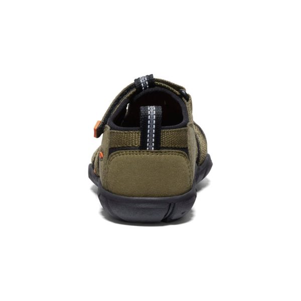 Little Kids' Seacamp II CNX | Dark Olive/Gold Flame