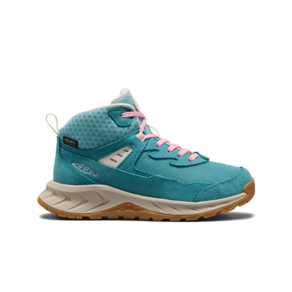 Big Kids' Hightrail Waterproof Hiking Boot  |  Brittany Blue/Cashmere Rose