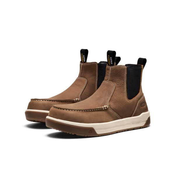 Men's Gibson Chelsea Work Boot (Carbon Toe) | Belgian/Gum