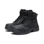 Men's Evanston 6 Waterproof Boot (Carbon Toe) | Black/Black