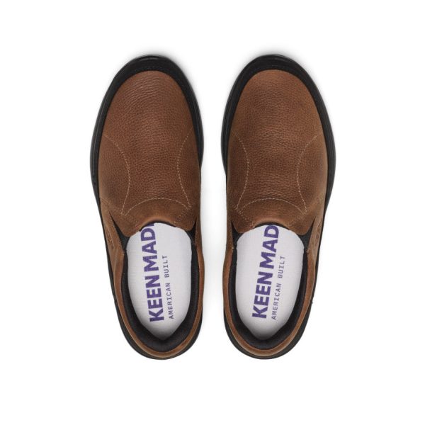 Men's KM2 Leather Slip-On  |  Bison/Black