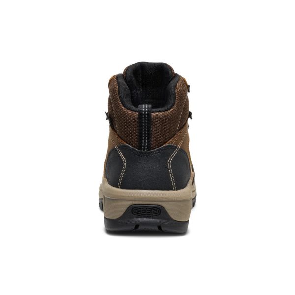 Women's Skokie Waterproof Work Boot (Soft Toe)  |  Bison/Black