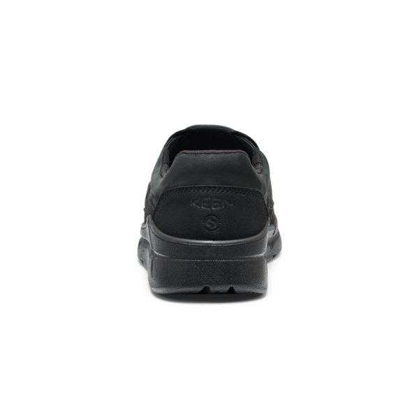 Men's KM2 Leather Slip-On | Black/Black