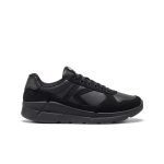 Women's KM2 Leather Jogger | Black/Black