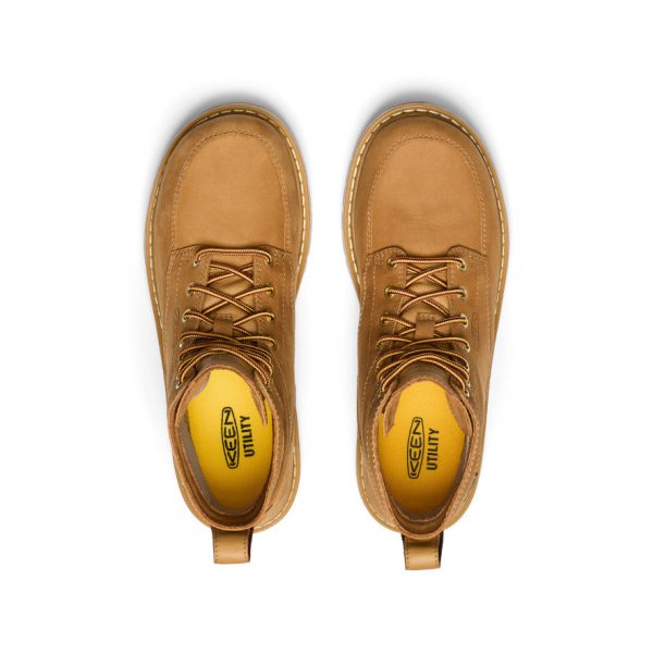 Men's San Jose 6 Waterproof 90° Heel Boot (Soft Toe)  |  Bistre/Gum