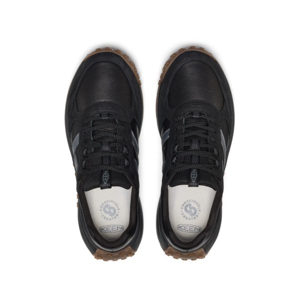 Men's KS86 Leather Sneaker  |  Black