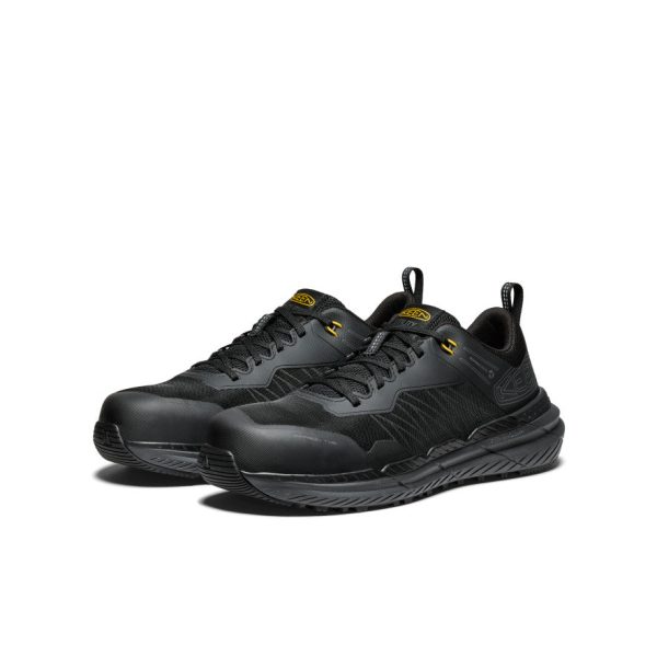 Men's Speedworks Work Sneaker (Carbon Toe) | Black/Steel Grey