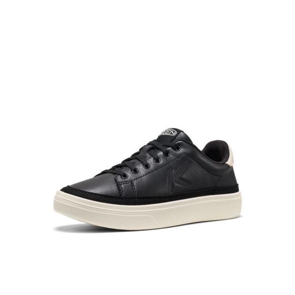 Women's KM1 Leather Sneaker  |  Black/Birch