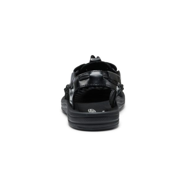 All Gender UNEEK Leather Sneaker  |  Perseid Black