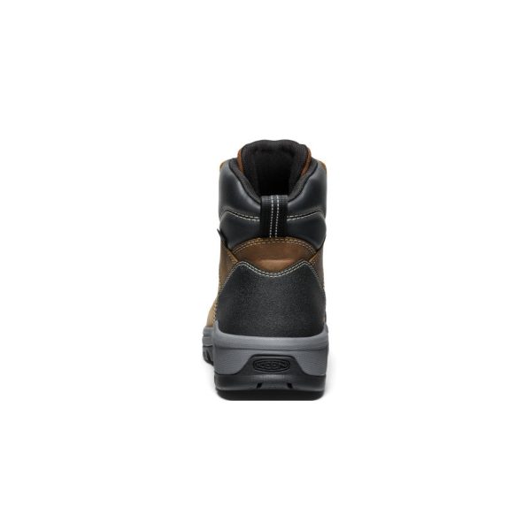 Men's Evanston 6 Waterproof Boot (Soft Toe) | Bison/Black