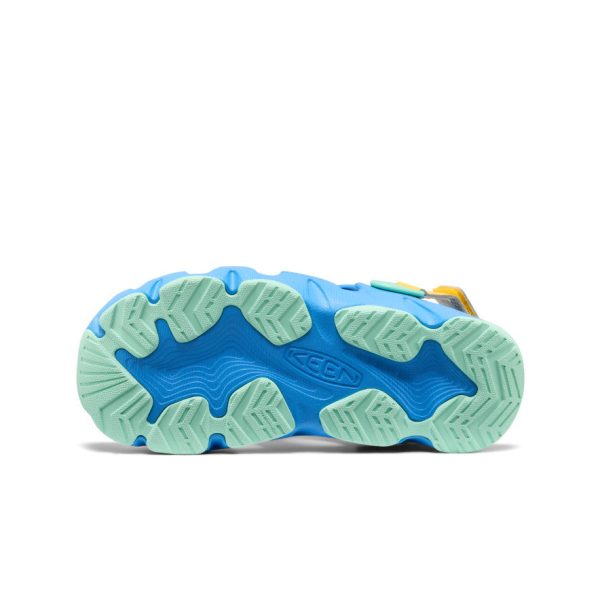 Big Kids' HyperFLT Clog  |  Azure Blue/Daffodil