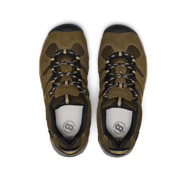 Men's Koven Waterproof Hiking Shoe  |  Dark Olive/Symphonic Sunset