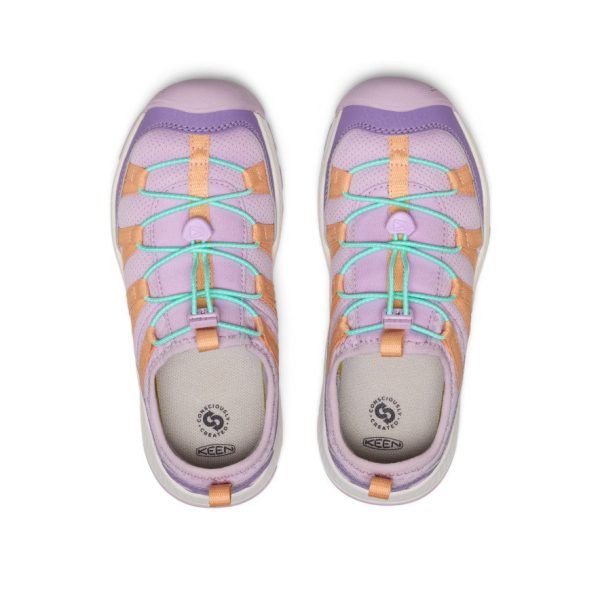 Big Kids' Motozoa Sneaker | Purple Haze/Peach Fuzz