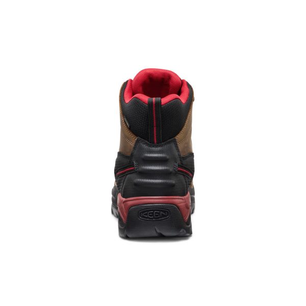 Men's Pittsburgh Energy 6 Waterproof Boot (Carbon Toe) | Bison/Black