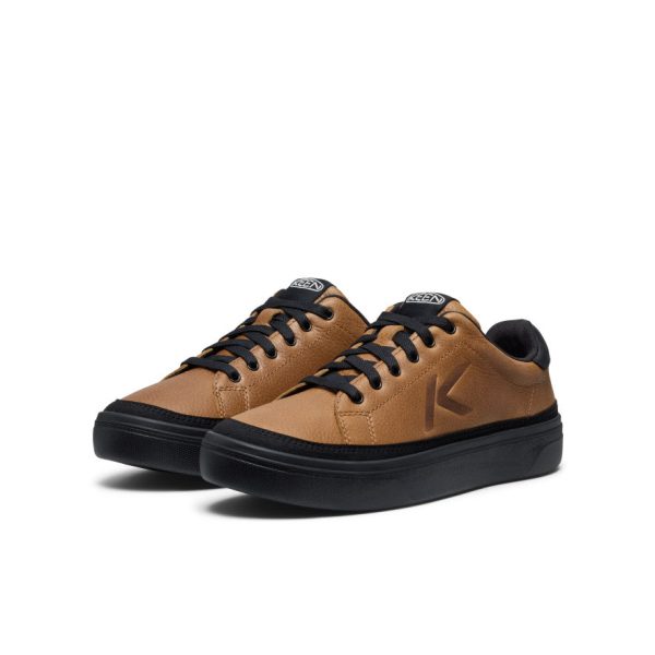 Men's KM1 Leather Sneaker  |  Bison/Black