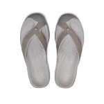 Men's Waimea Leather Flip-Flop  |  Monochrome/Steel Grey