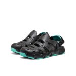 Big Kids' HyperFLT Clog | Black/Bright Aqua