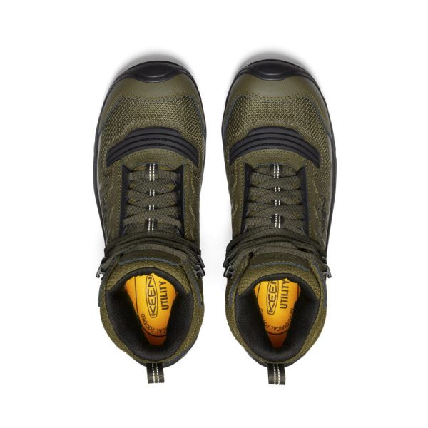 Men's Reno Mid Waterproof (Carbon Toe) | Dark Olive/Black